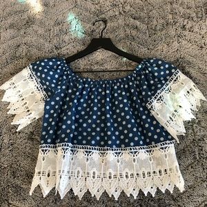 AGACI off shoulder shirt